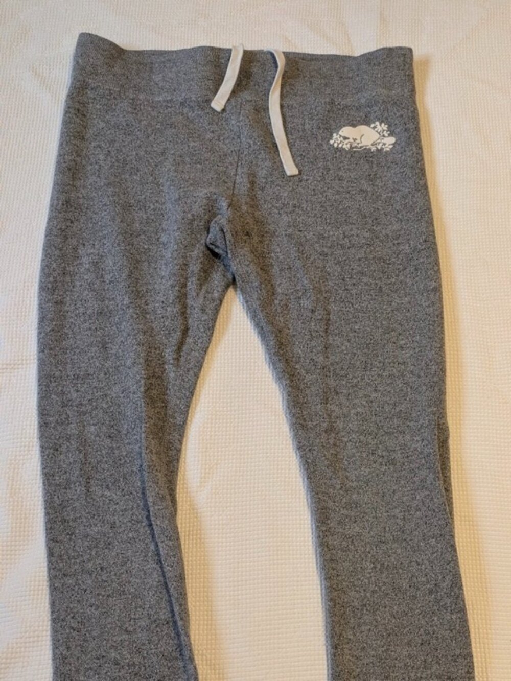 Roots Cozy Skinny Trackpants Leggings Medium Salt and Pepper